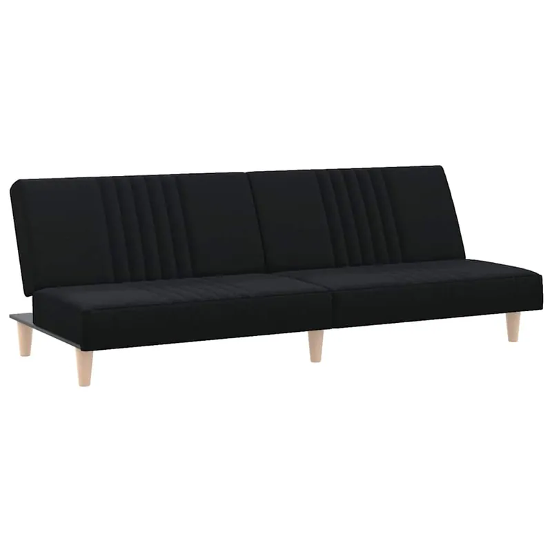 vidaXL Sofá cama tela gris claro - Sofás sillones puffs