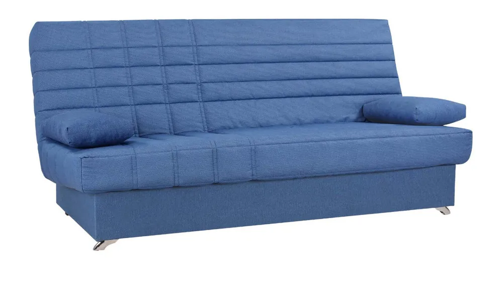INFINITIME SOFÁ CAMA AZUL, CON ARCÓN Y SISTEMA CLIC-CLAC DE FÁCIL APERTURA