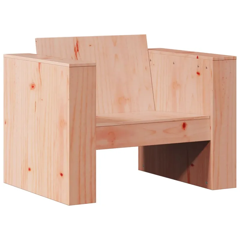 vidaXL Sofá de jardín madera maciza Douglas 79x60x62 cm - Sofás sillones puffs