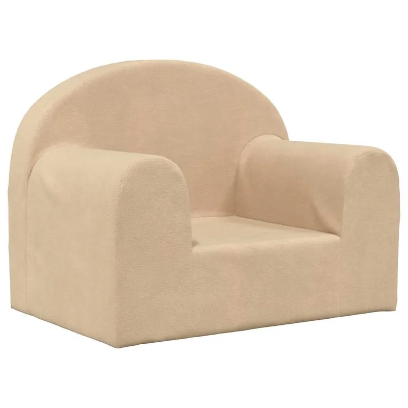 Sofá para niños - Sofá infantil felpa suave gris claro
