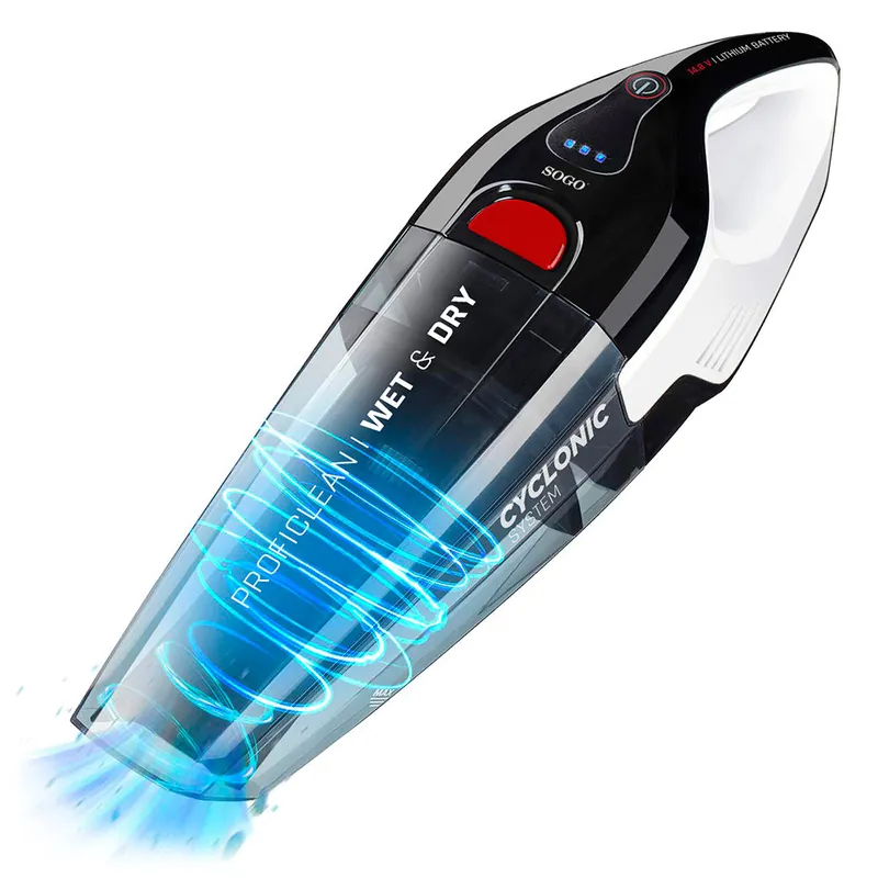 ASPIRADORA DE MANO SIN CABLE WET AND DRY 100W-7KPA -14,8V 2200MAH