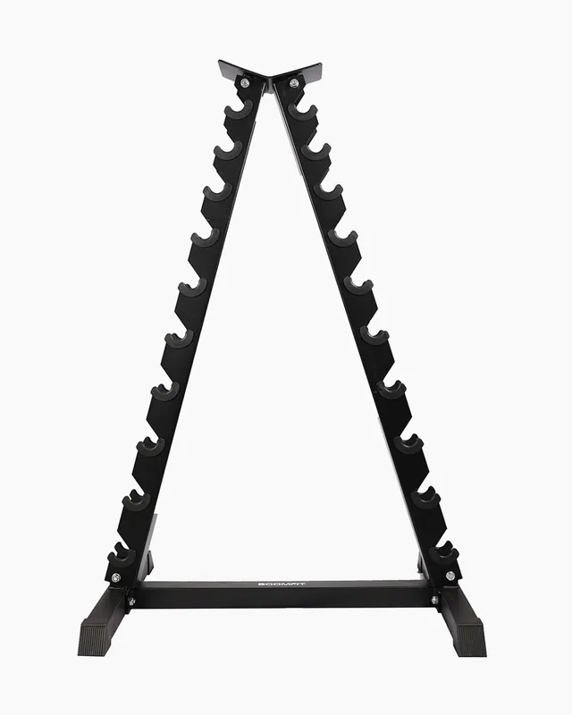 Soporte de Mancuernas en Pirámide Negro - BOOMFIT