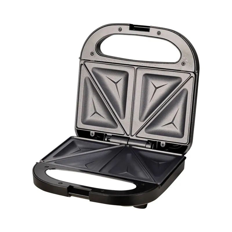 Swiss Home Petit Sandwichera 750W negro brillante con revestimiento antiadherente - Electrodomésticos