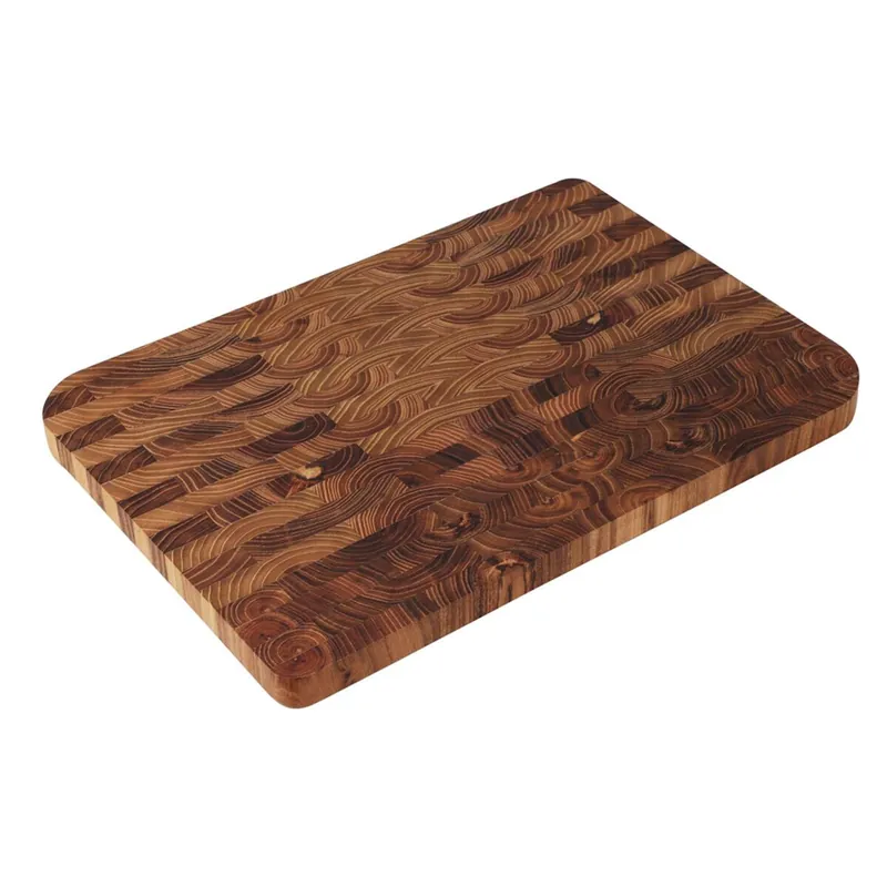 Tabla de Cortar de Madera de teca con Acabado granulado 40x28x2cm - Cocina