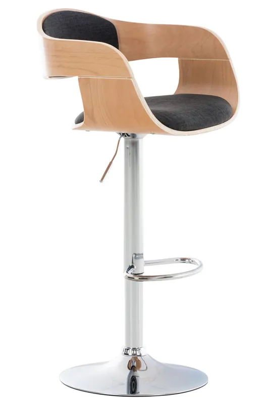 Taburete de bar Kingston Tapizado en Tela 48x50x88-102 cm