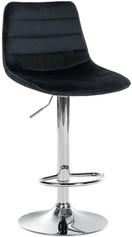 Taburete de bar Lex en terciopelo 46x45x89-110 cm