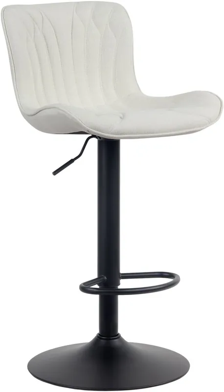 Taburete de bar Linus con base metálica 83x48x54 cm - Muebles