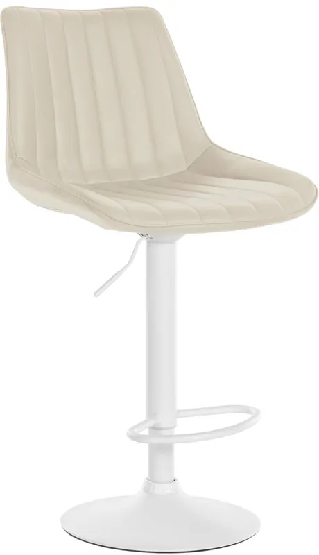 Taburete de bar Toni en piel sintética 91x50x50 cm - Muebles