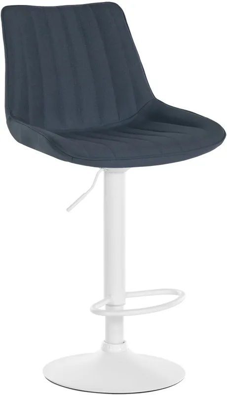 Taburete de bar Toni en tela 50x49.5x91-112 cm