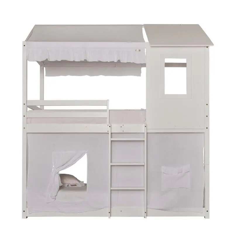 Techo para litera Montessori algodón blanco 90x196cm - Descanso