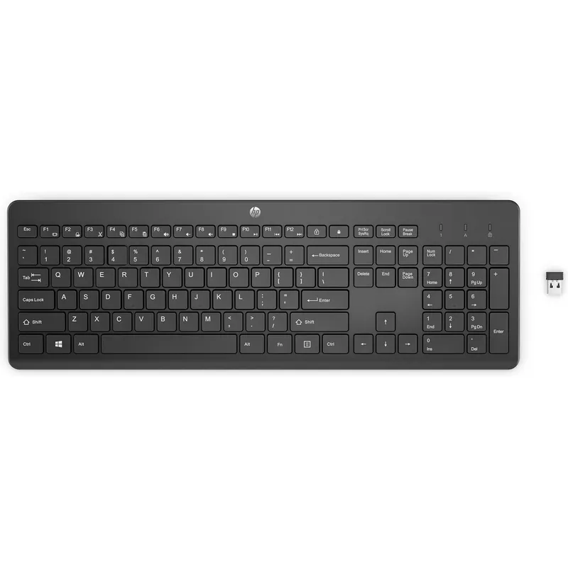 Teclado HP 230 Blanco Negro - Electrónica