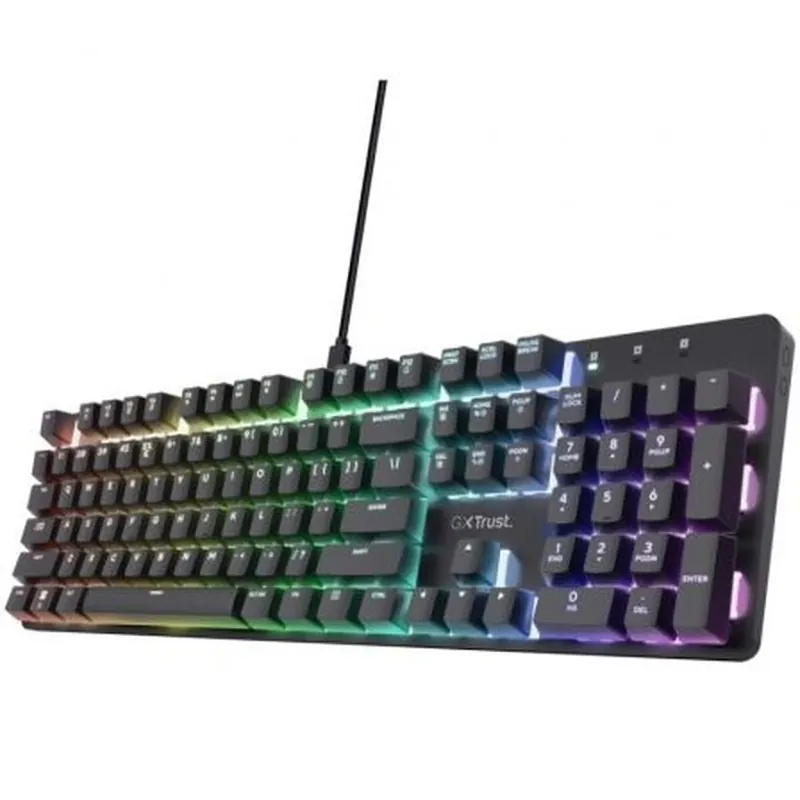 Teclado Gaming Trust 25682 Negro Qwerty Español - Electrónica