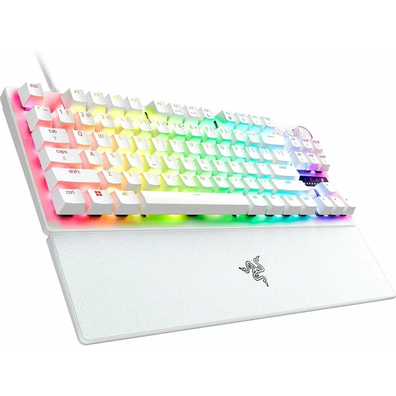 Teclado Razer Huntsman V3 Pro Blanco Qwerty Español - Electrónica