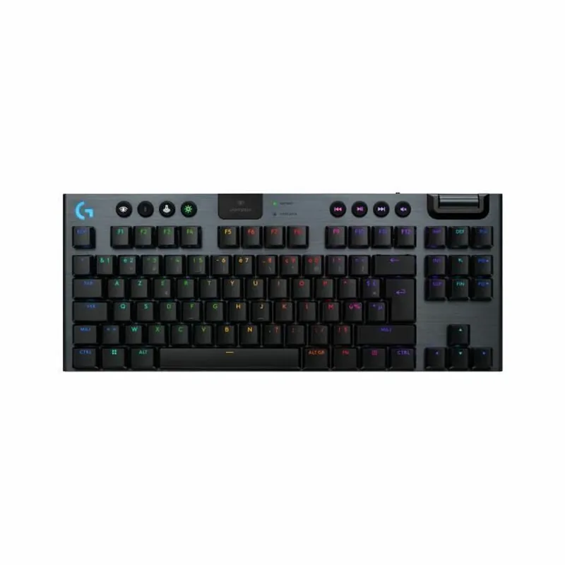 Teclado Inalámbrico Logitech G915 TKL X Negro AZERTY - Electrónica