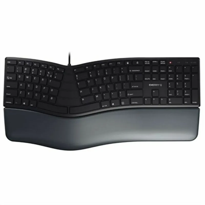Teclado Cherry KC 4500 ERGO Negro Qwerty Español - Electrónica
