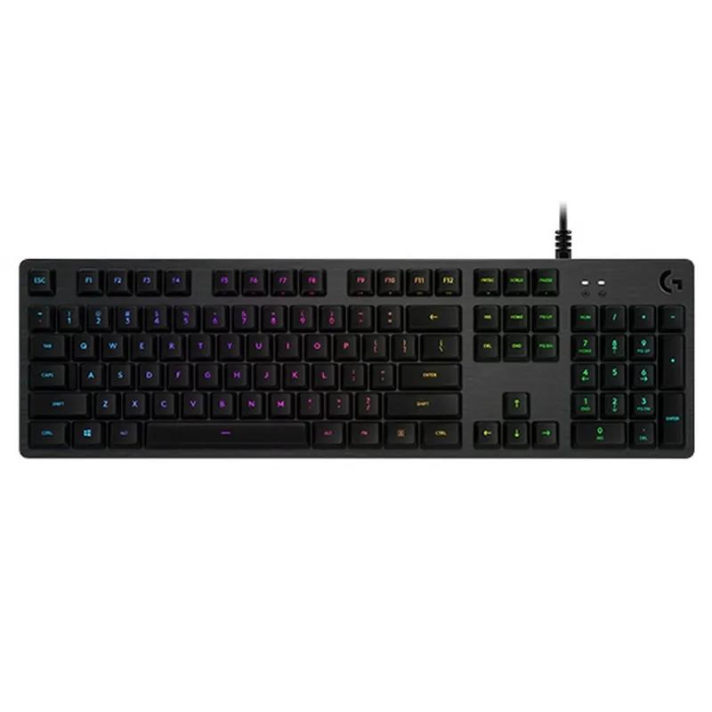 Teclado Logitech Lightsync G512 Gaming Negro Iluminación RGB AZERTY - Electrónica