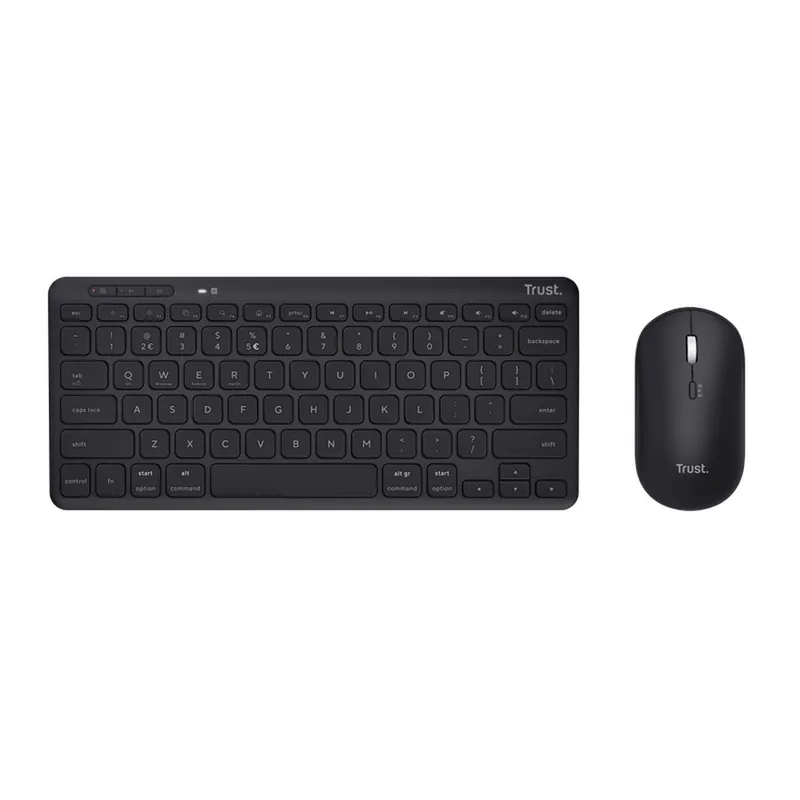Teclado y Ratón Trust 25061 Negro Español QWERTY - Electrónica