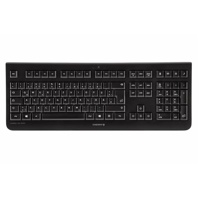 Teclado y Ratón Cherry DW3000 Qwertz Alemán Negro - Electrónica