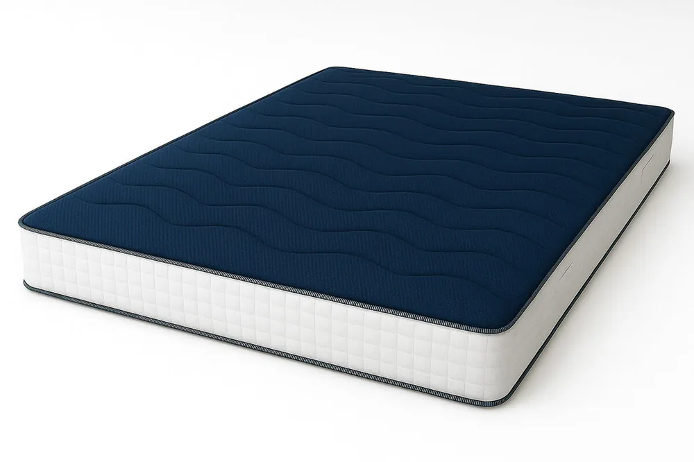 The White Stone Colchón 80x190 cm en Waterfoam Hipoalergénico, Altura 20 cm | Medio Firme, Antibacteriano y Transpirable | Hecho en Italia - Descanso