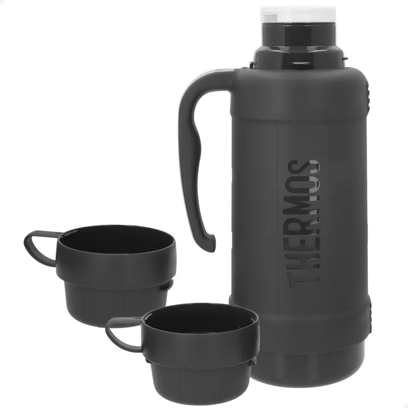 Thermos Botella térmica aislamiento doble pared gris 1,8 L - Cocina
