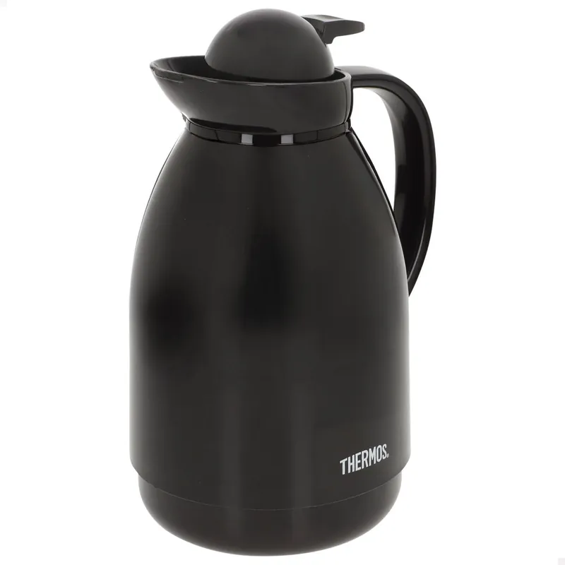 Thermos Jarra térmica doble aislamiento 1L negro - Cocina