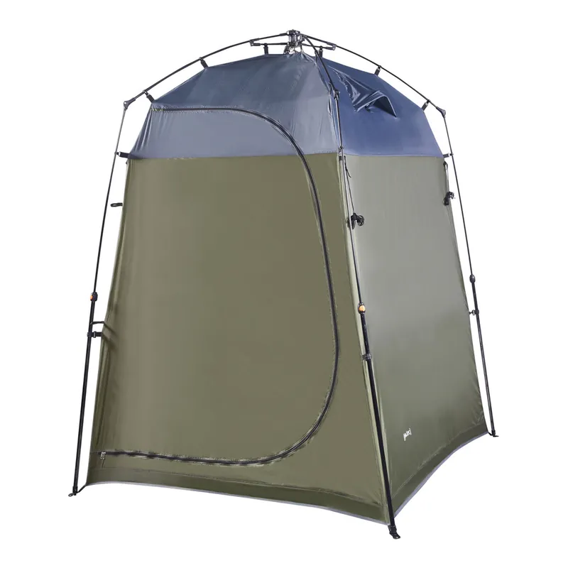 Tienda de ducha Ayas camping desplegable 150x150x200 cm - Azul/Gris [pro.tec]