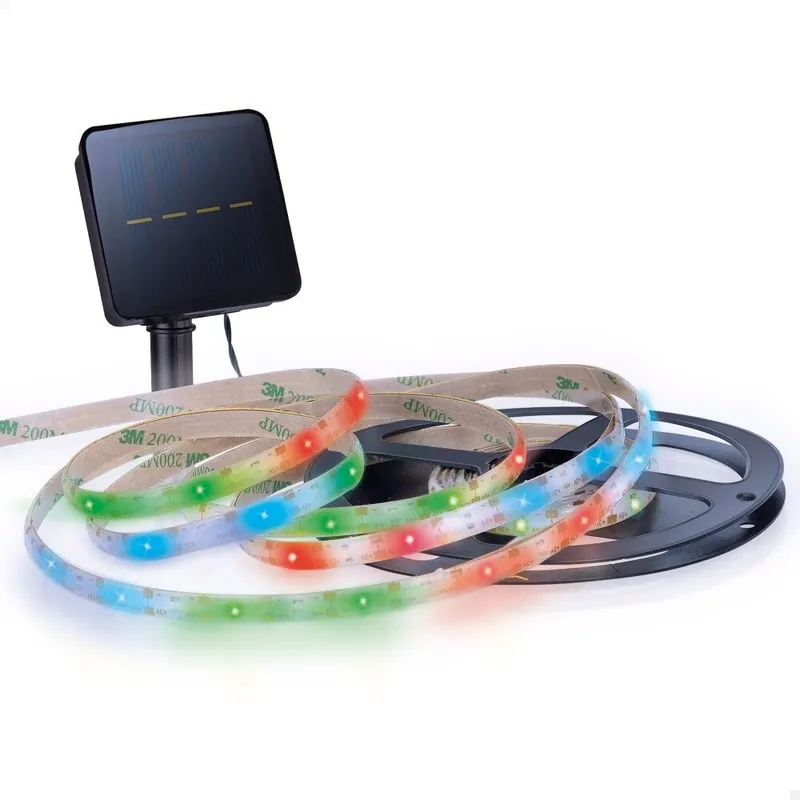Tiras LED solar multicolor autoadhesivas Aktive - Decoración