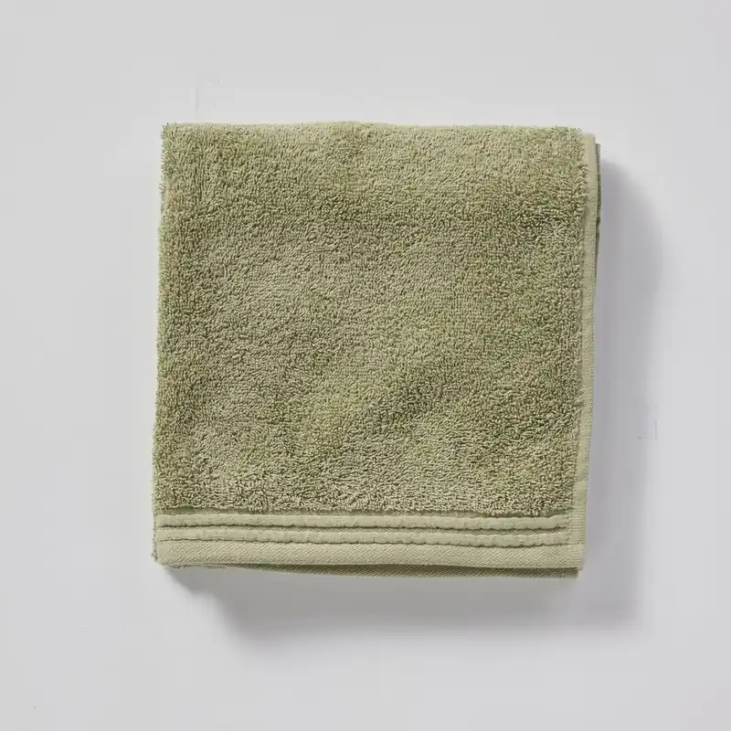 Toalla algodón COTTON 50x80cm color verde - Textil