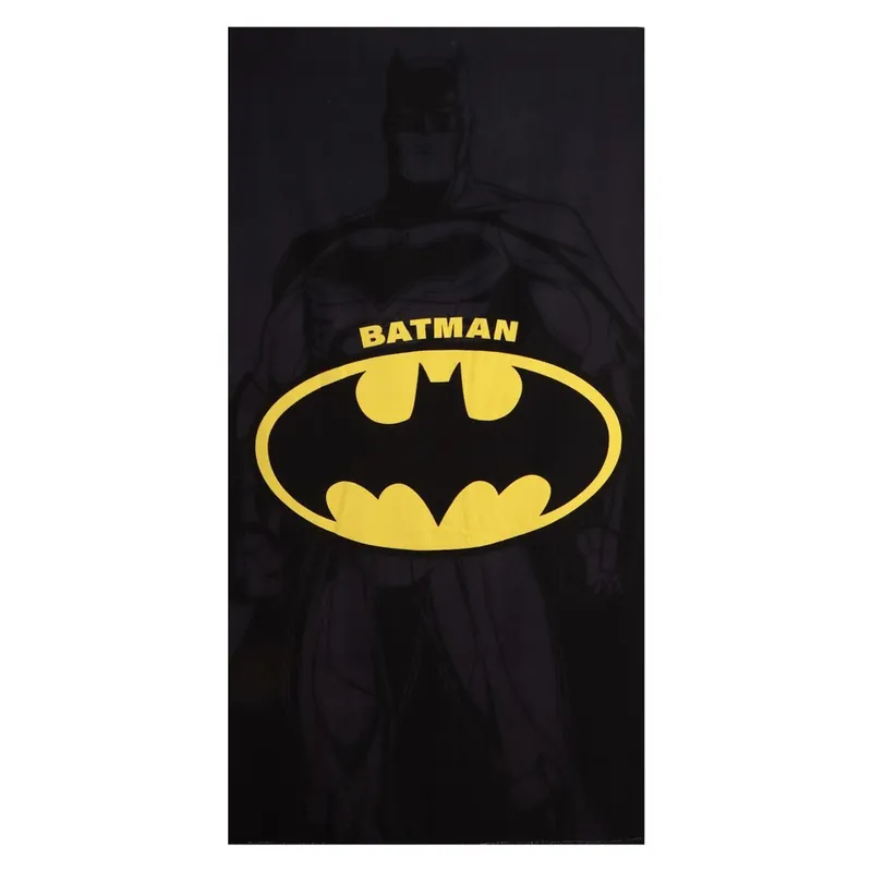 Toalla Microfibra Batman para baño y Playa – Toalla Microfibra 90 x 180 cm - Textil