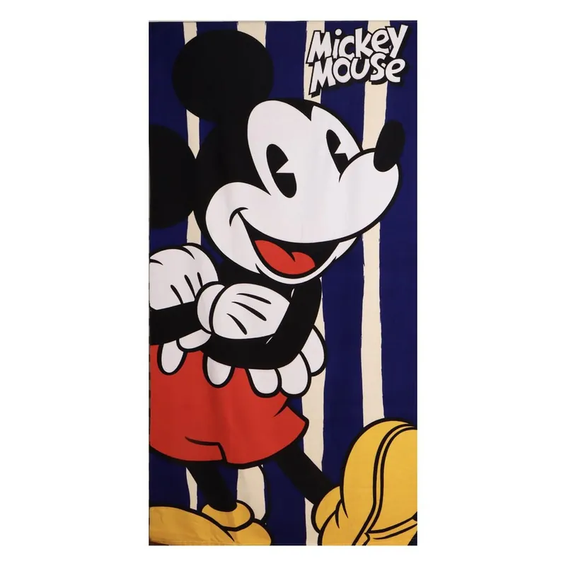 Toalla Microfibra Mickey Mouse para baño y Playa – Toalla Microfibra 90 x180 cm para uso Diario - Textil