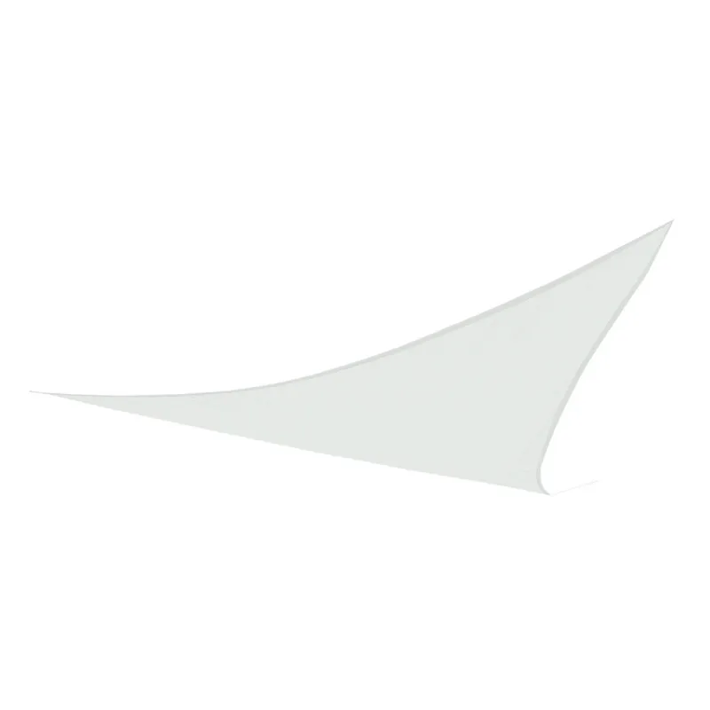 Toldo poliéster triangular Aktive Garden color blanco - Jardín