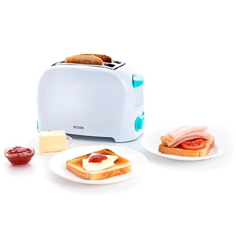 Tostador Dcook 750W 3 Funciones blanco - Electrodomésticos
