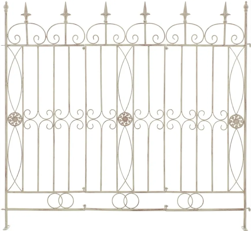 Reja De Jardín Mangold En Metal Crema antiguo 1X124X116 cm