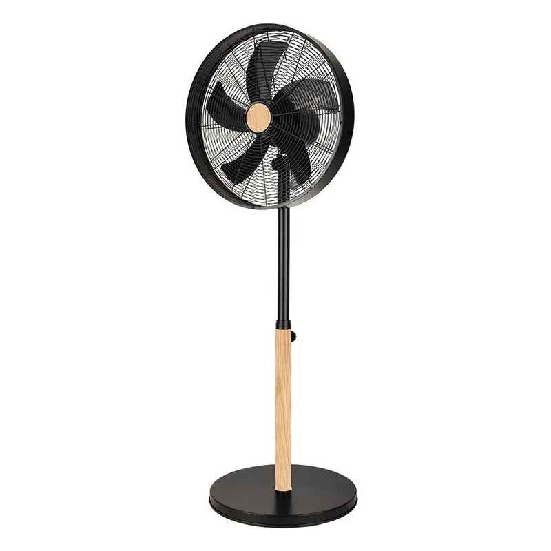 ventilador de pie metal color negro serie falcon 45cm - Electrodomésticos