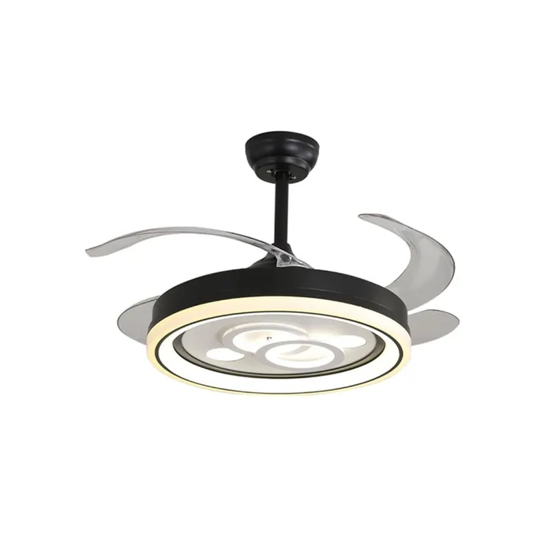 Ventilador de techo Dafne Bel Air 72W 4 aspas retráctiles negro Ø108 cm - Electrodomésticos