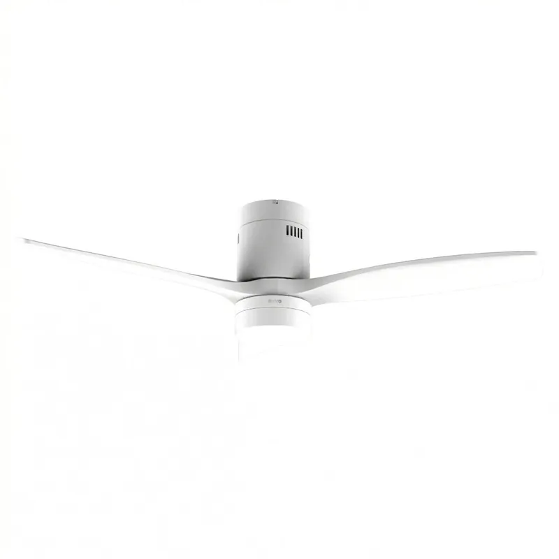 Ventilador de Techo EVVO V553 White – 132 cm, 3 Aspas Blancas, LED 18W con 3 Tonalidades, 6 Velocidades, Temporizador 1-8h, Invierno/Verano, Mando, Motor DC 40W, Kit Incluido
