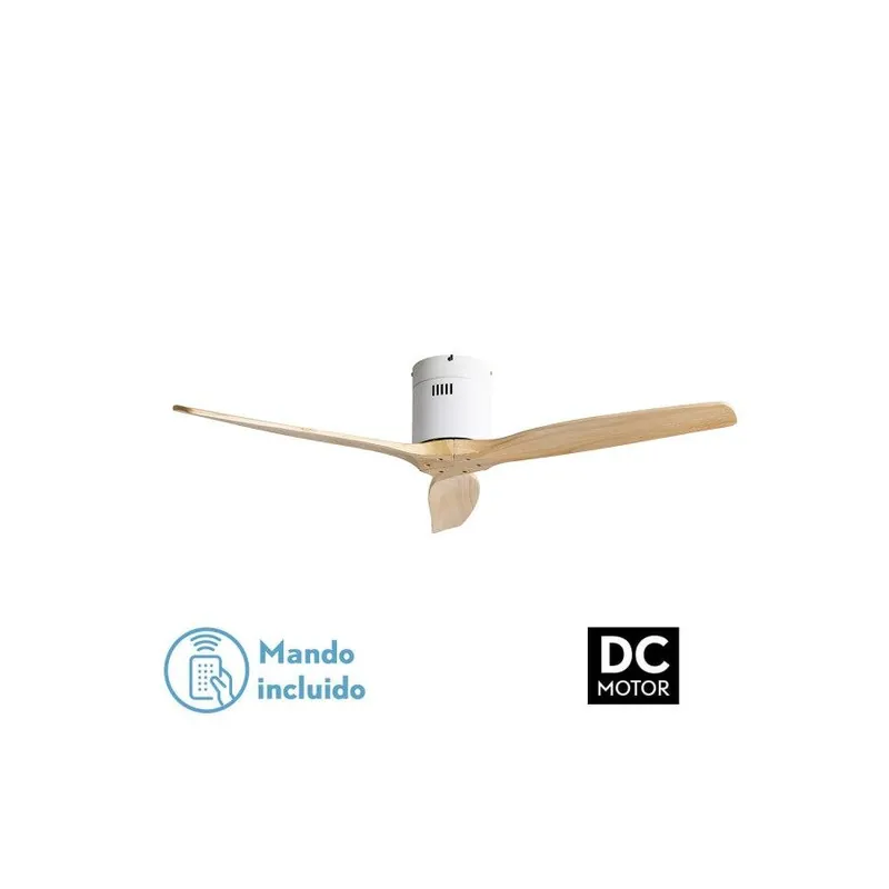 ventilador de techo metal color blanco serie aguilon 132cm - Electrodomésticos