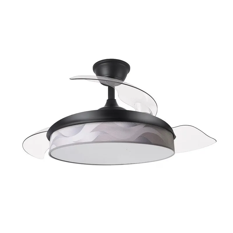 ventilador de techo metal color negro serie moda 49cm - Electrodomésticos
