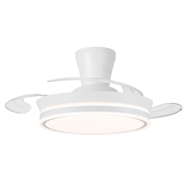 ventilador de techo metal color blanco serie pitiflor 92cm - Electrodomésticos