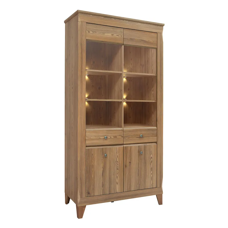 Vitrina 4 puertas Raya Madera - Muebles
