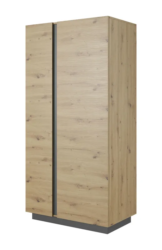 Vitrina ARCADE SC97 2D 97x54x194 Beige - Muebles