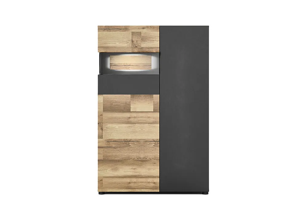 Vitrina baja 2 puertas derecha SION - Muebles
