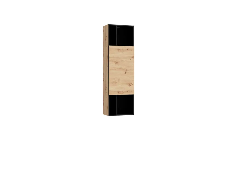 Vitrina KAELON color roble negro - Muebles