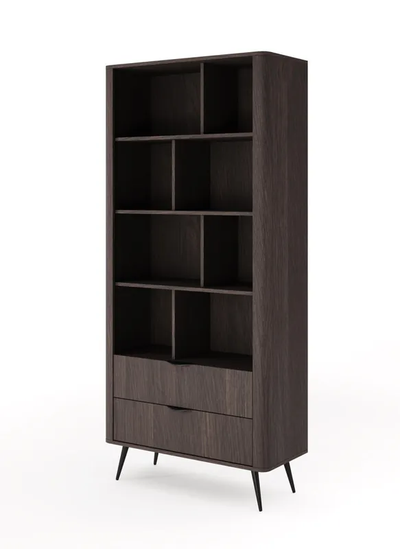 Vitrina VERIS 88x38x194 Marrón - Muebles