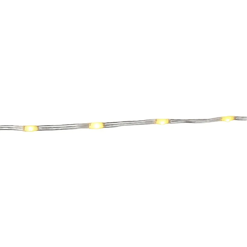 Well Home Cadena de Luces Solares Recargables de 480 Luces LED Blanco Cálido con control remoto - Decoración