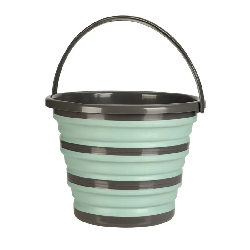 Well Home Cubo plegable 10l verde claro - Cocina