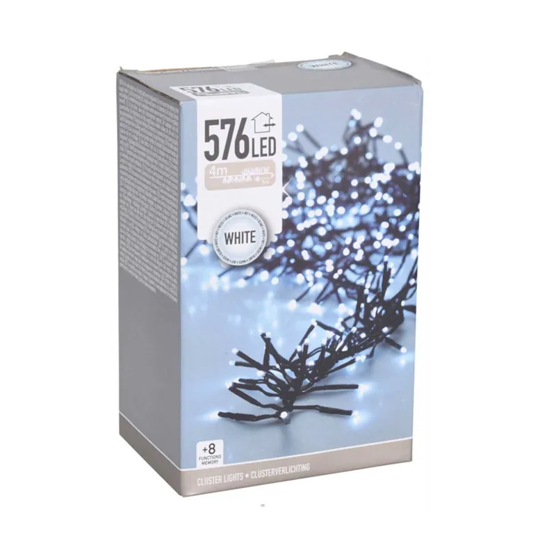 Well Home Guirnalda con 576 Luces LED con 8 Funciones - 4,2 metros