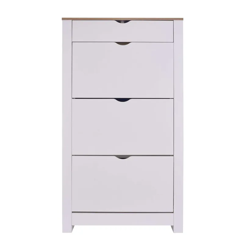 Zapatero, Aglomerado Recubierto con Finish Foil, 23.5 x 78 x 140 cm - Muebles