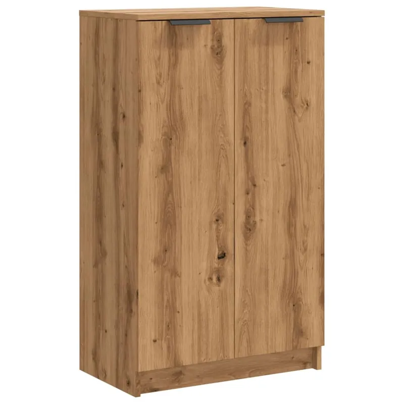 Zapatero Bruselas 2 puertas roble 100,5x59x35 cm - Muebles