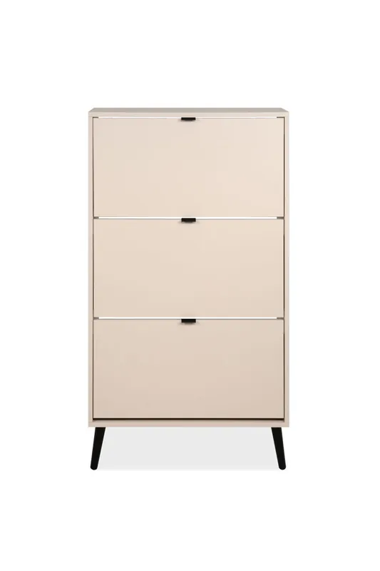 Zapatero COOL 125x70x24cm 3 trampones beige - Muebles